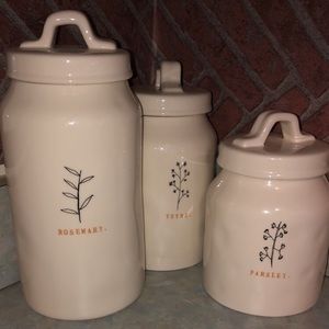 Rae Dunn canisters